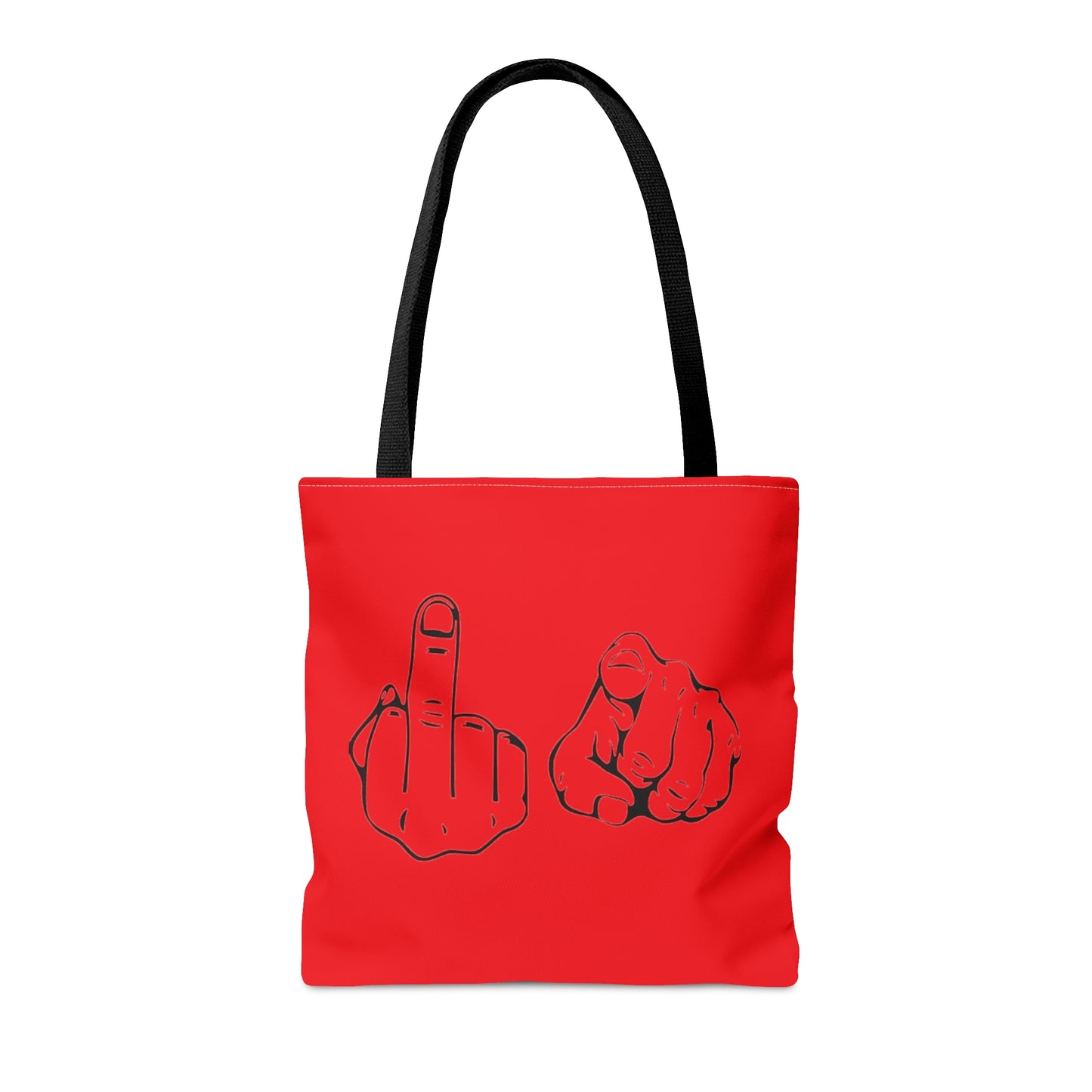 F U Red Tote Bag (AOP)