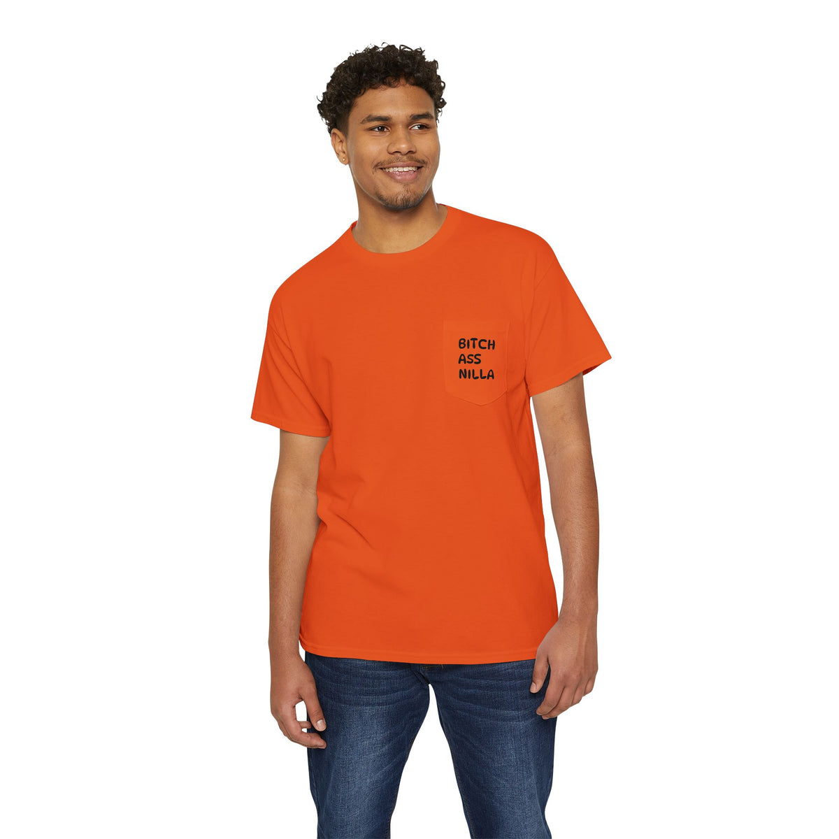 Pocket Tee — "Bitch Ass Nilla" Bold Graphic T‑Shirt