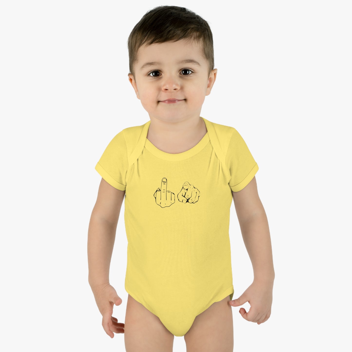 F U Infant Baby Rib Bodysuit