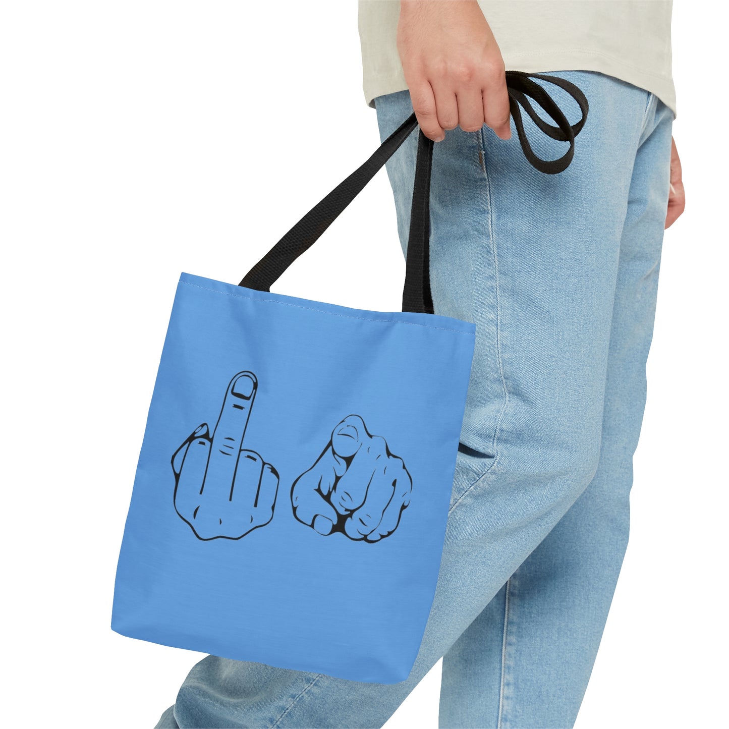 FU Blue Tote Bag (AOP)