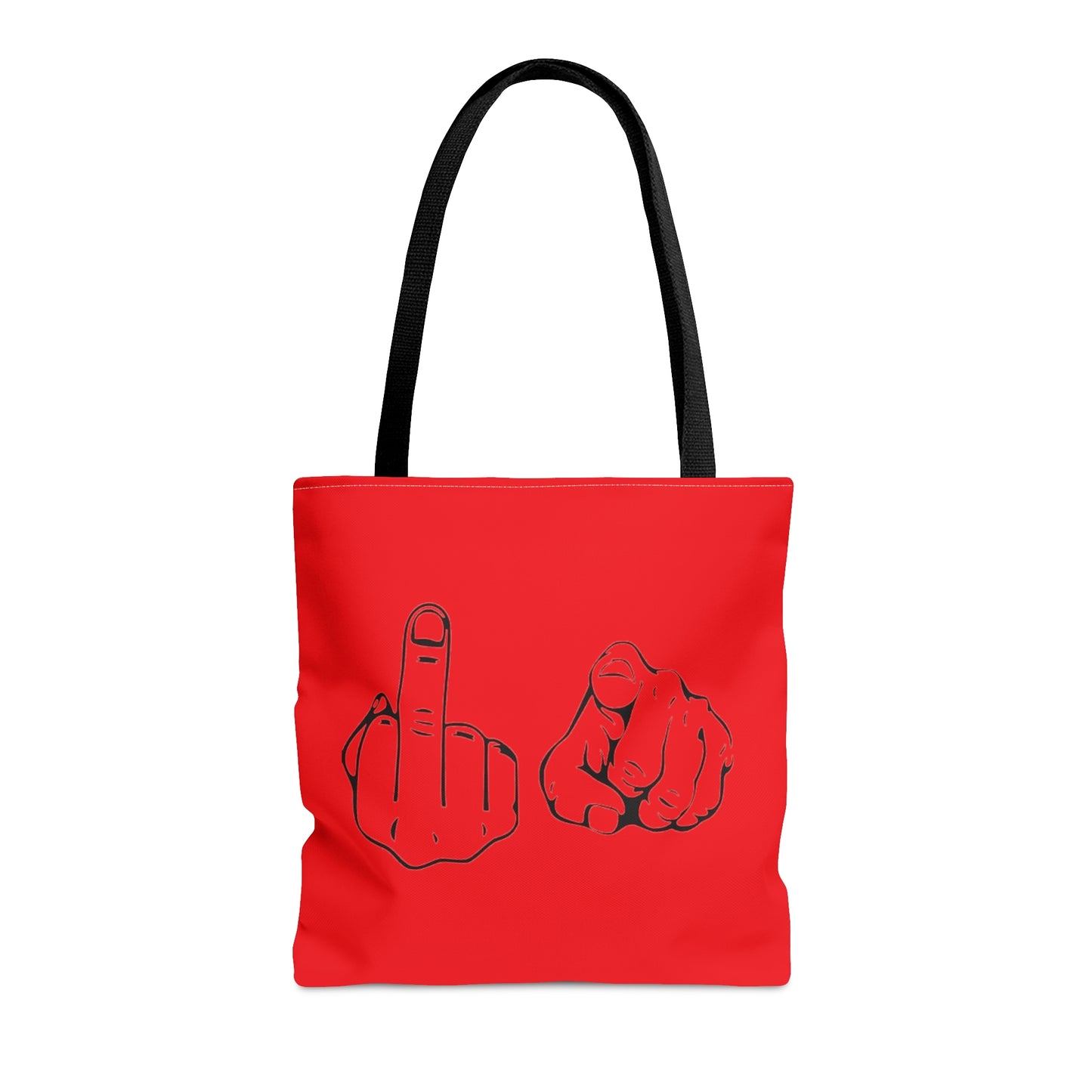 F U Red Tote Bag (AOP)