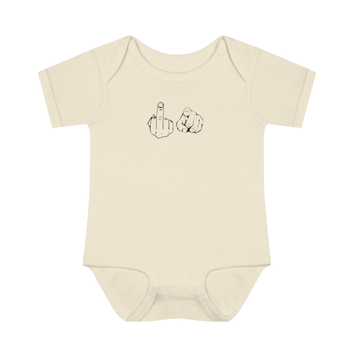 F U Infant Baby Rib Bodysuit