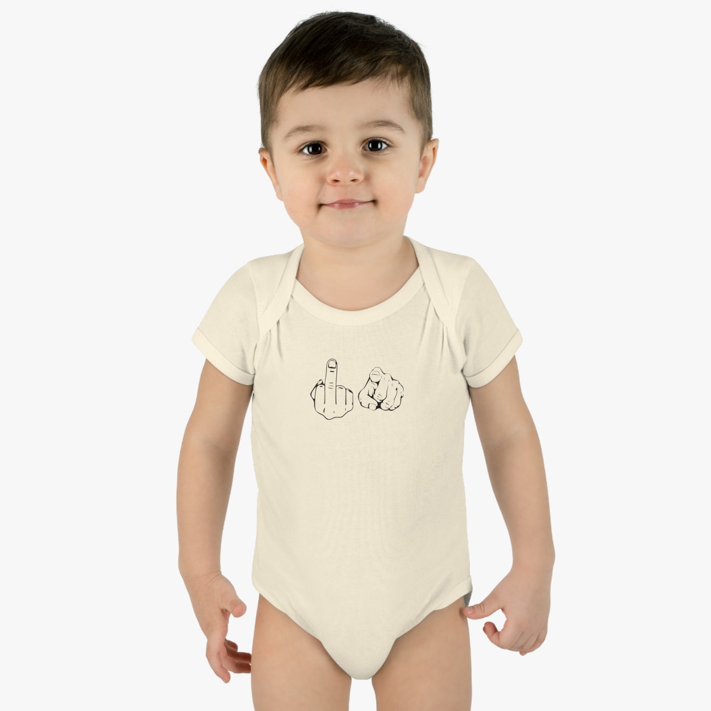 F U Infant Baby Rib Bodysuit