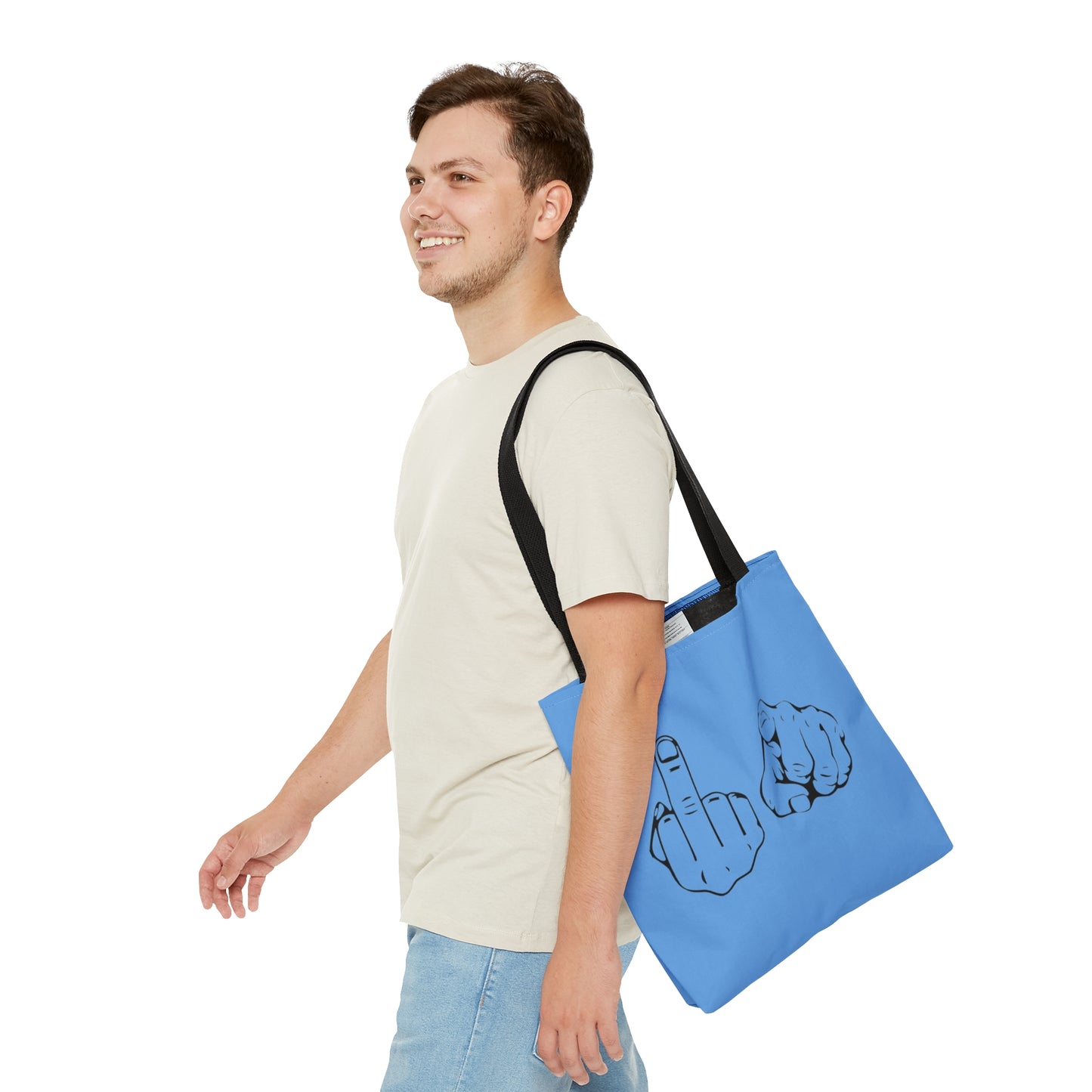 FU Blue Tote Bag (AOP)