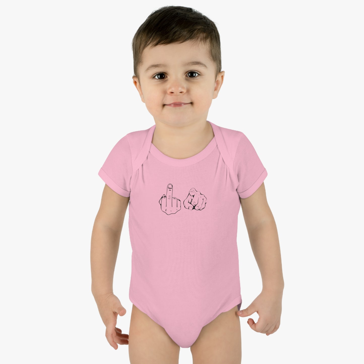 F U Infant Baby Rib Bodysuit