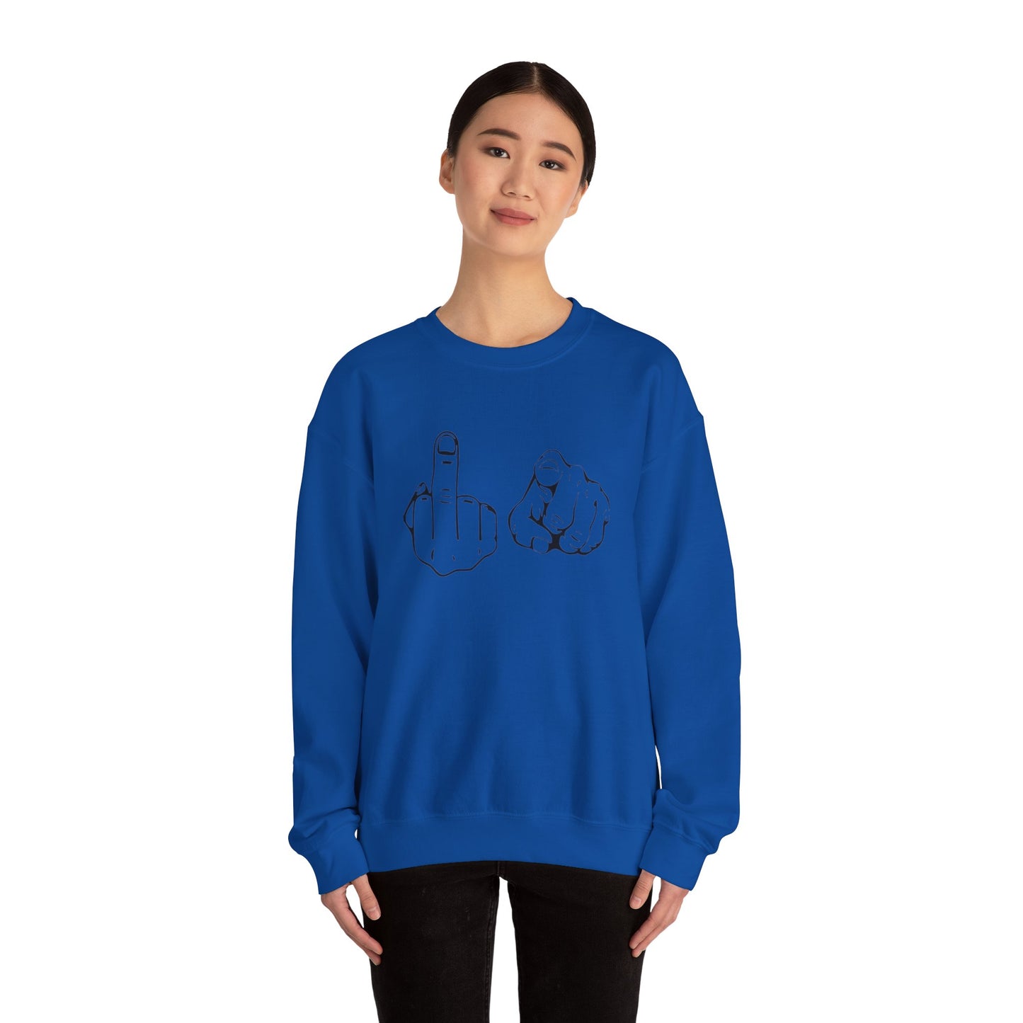 F U Unisex Heavy Blend™ Crewneck Sweatshirt