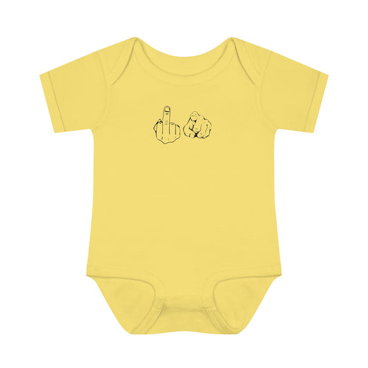 F U Infant Baby Rib Bodysuit