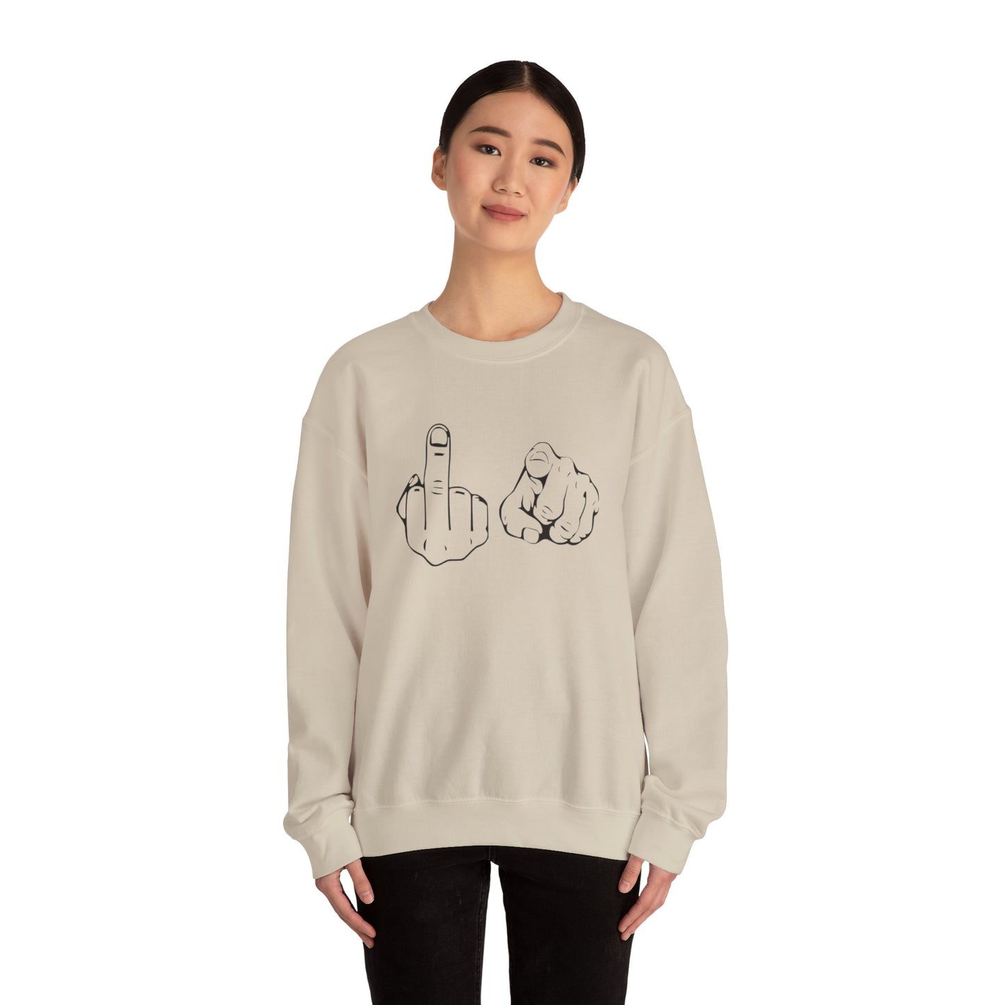 F U Unisex Heavy Blend™ Crewneck Sweatshirt