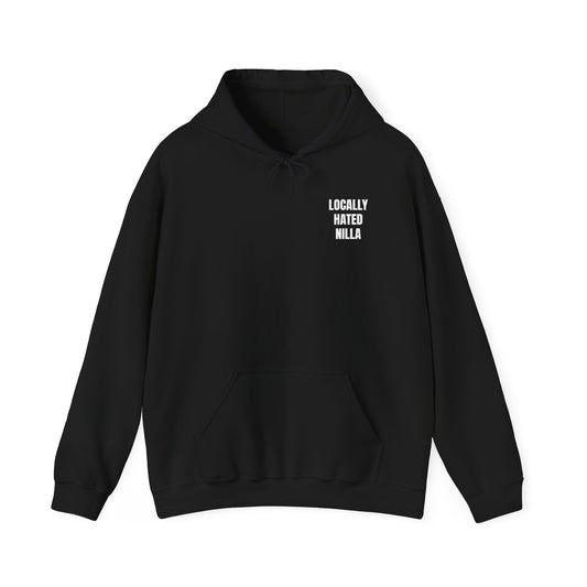 Locally Hated Nilla Hoodie — Bold Graphic Back & Chest Print
