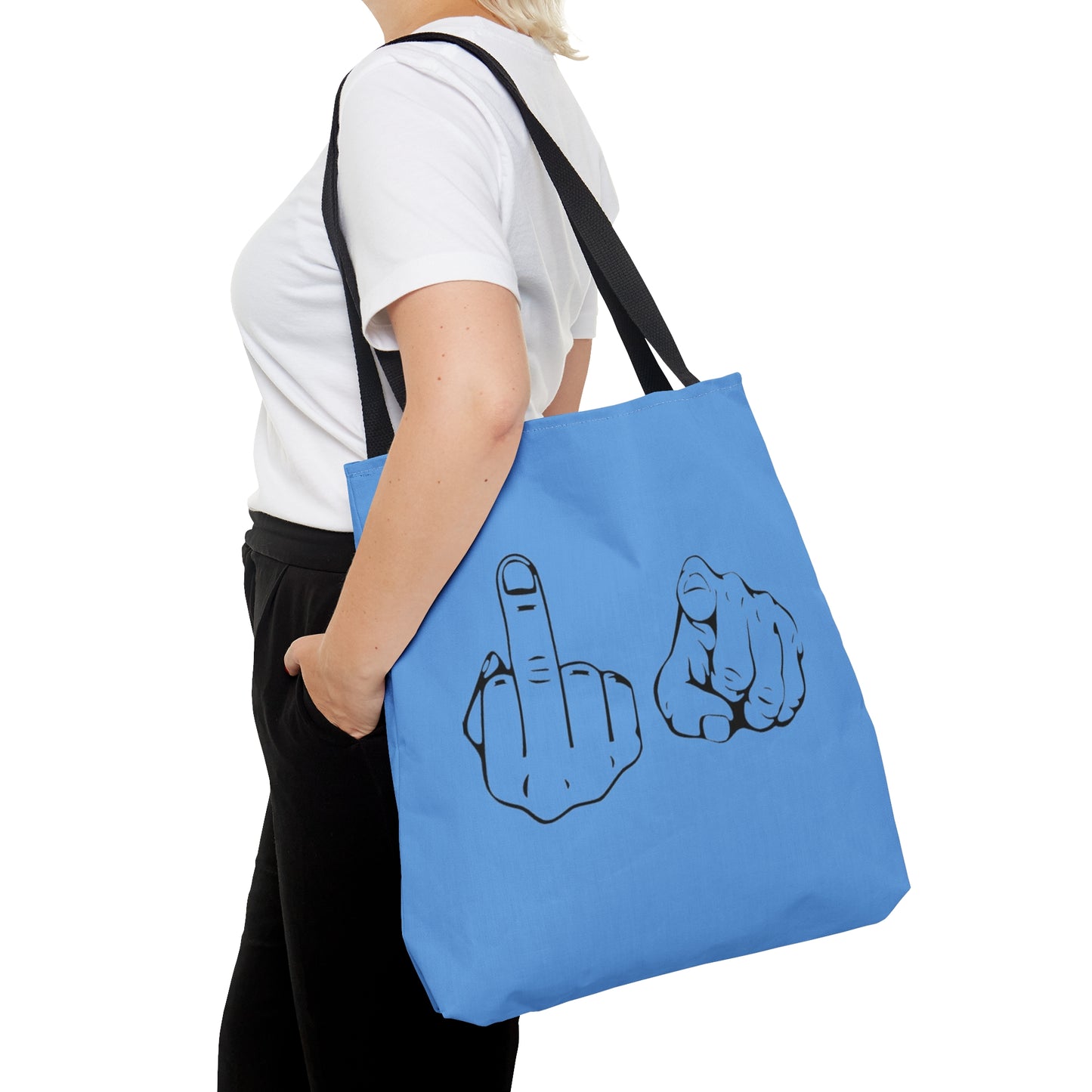 FU Blue Tote Bag (AOP)