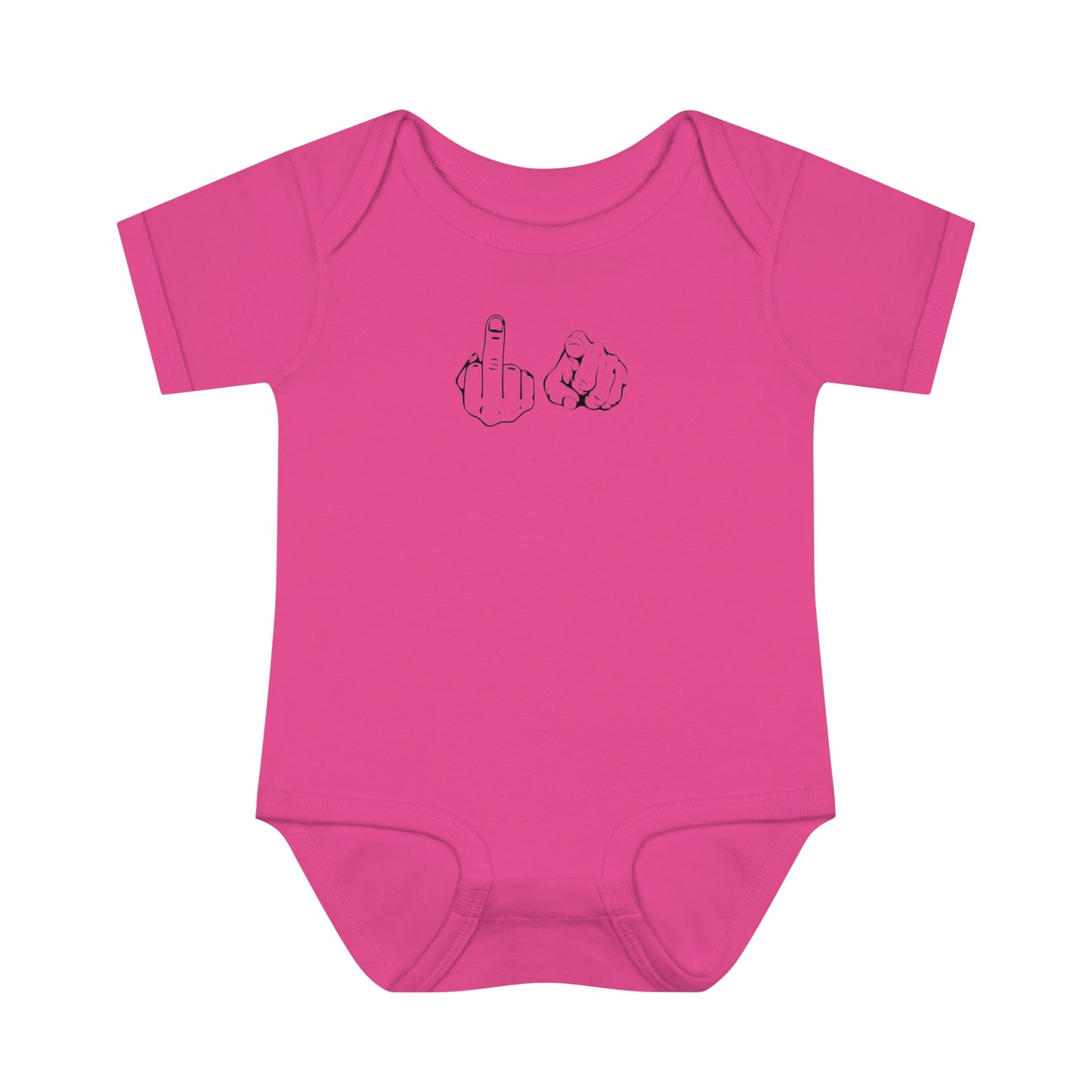 F U Infant Baby Rib Bodysuit