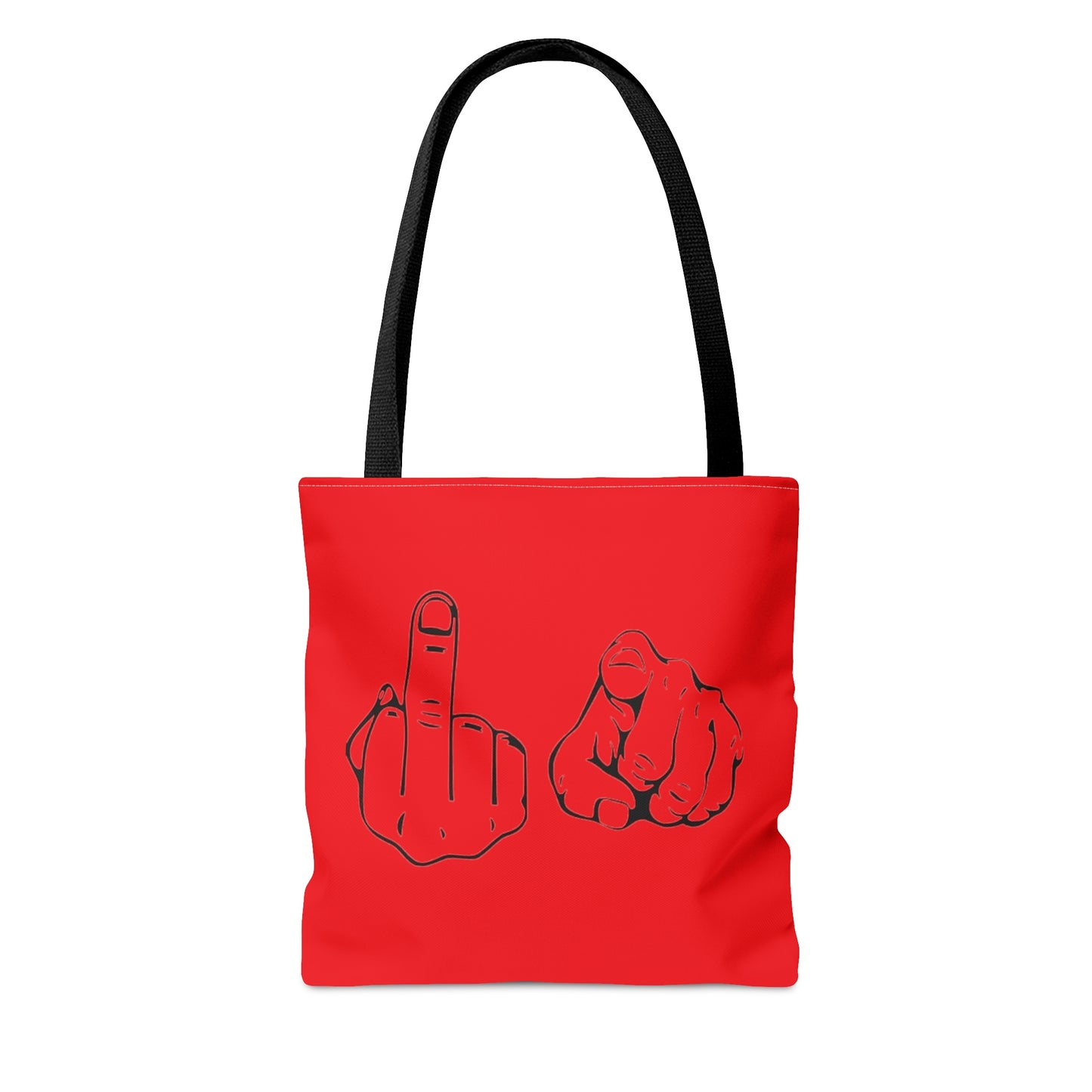 F U Red Tote Bag (AOP)