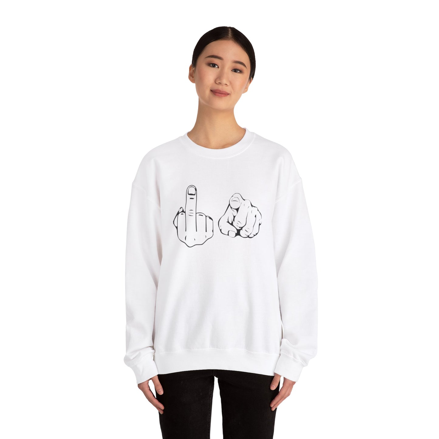 F U Unisex Heavy Blend™ Crewneck Sweatshirt