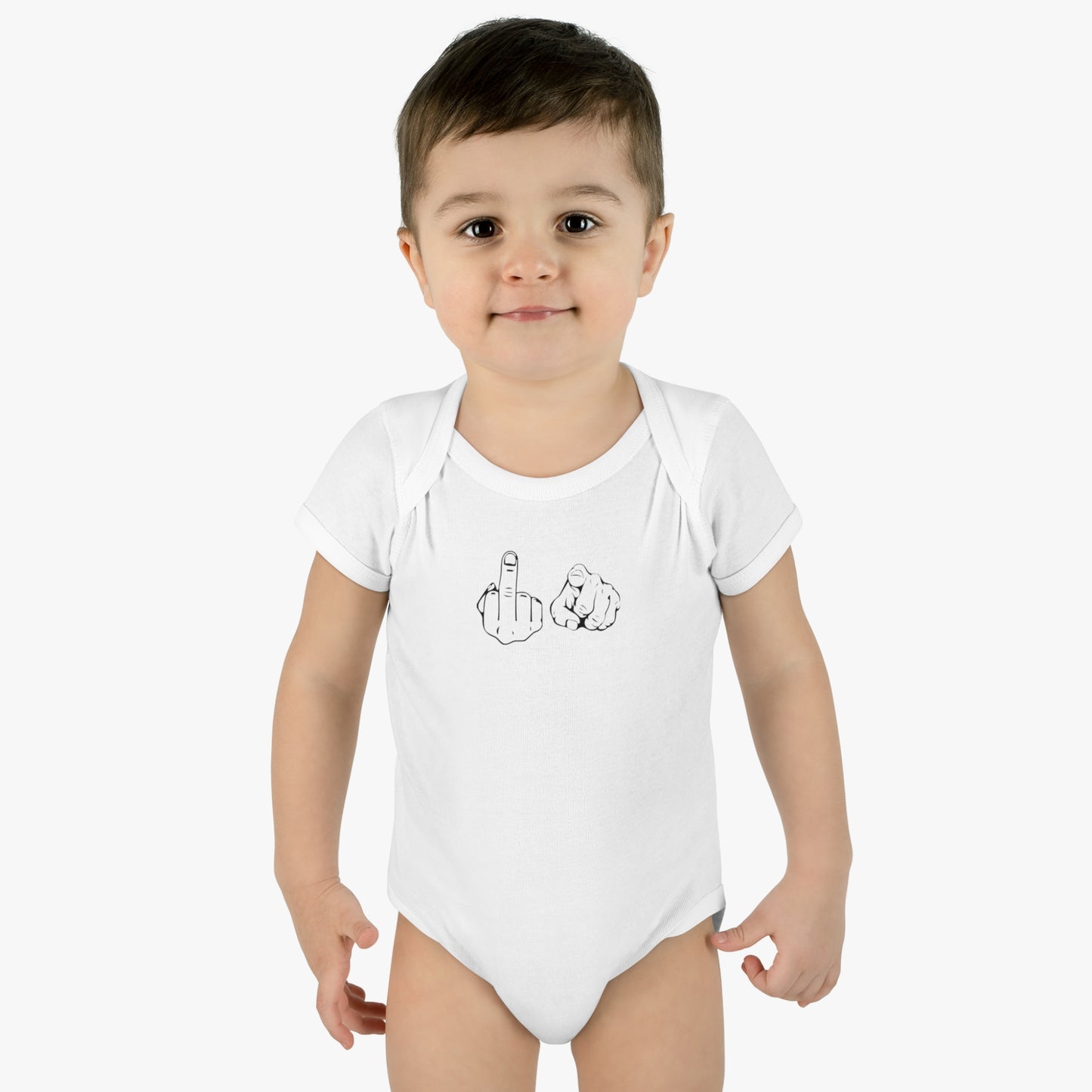 F U Infant Baby Rib Bodysuit