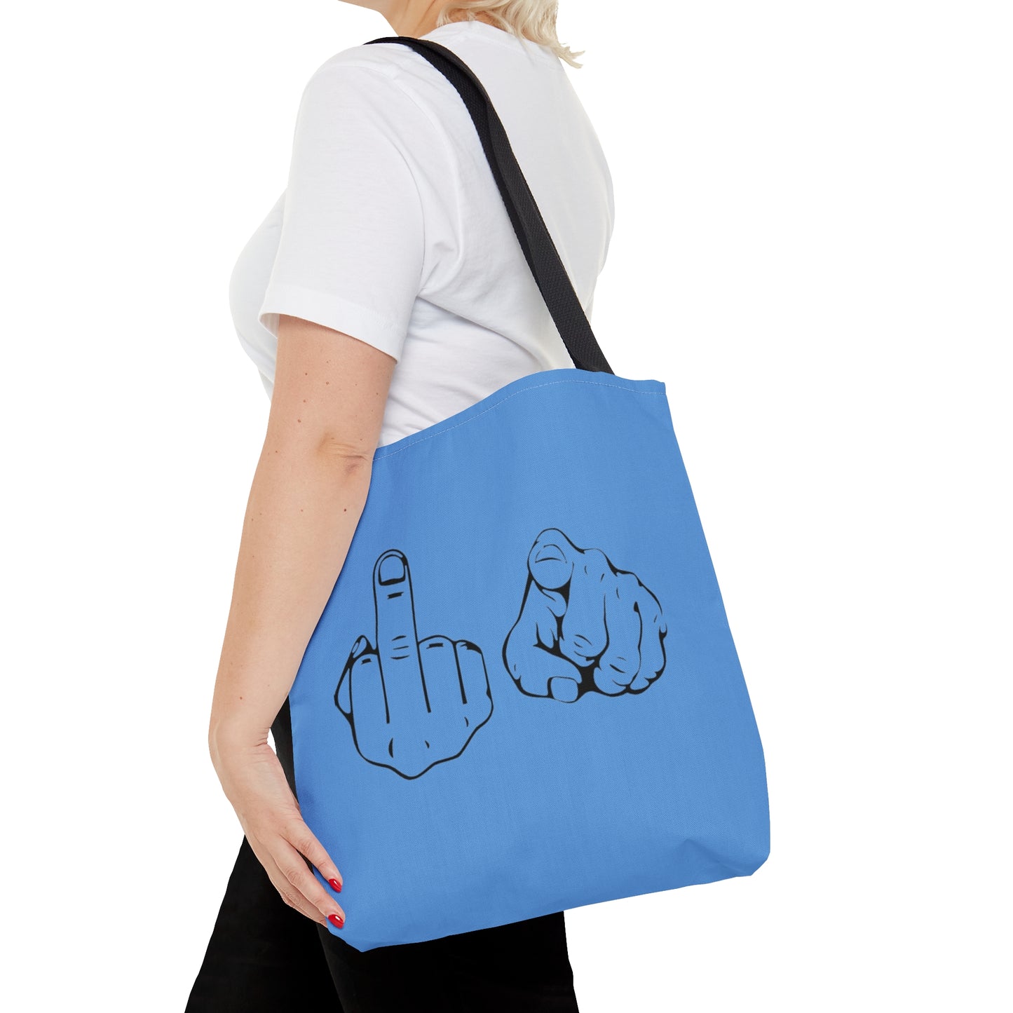 FU Blue Tote Bag (AOP)