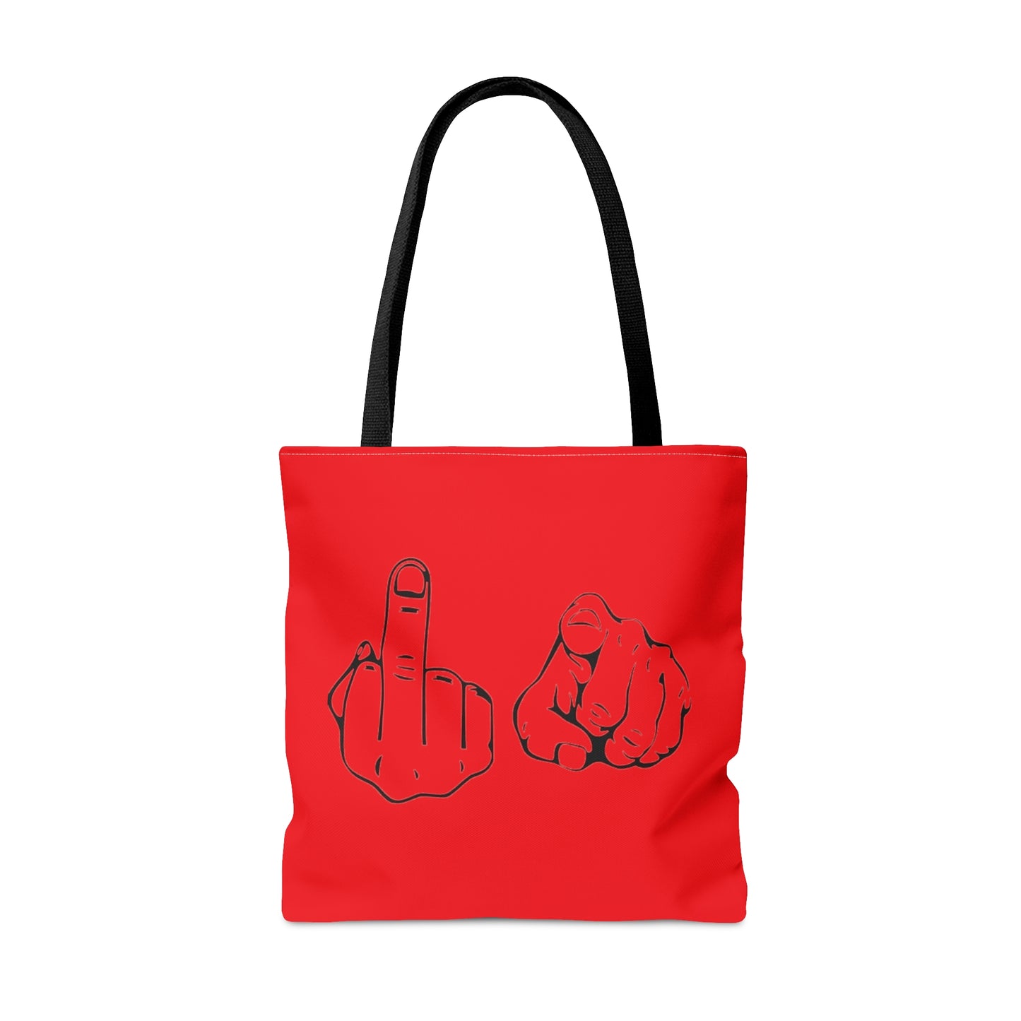 F U Red Tote Bag (AOP)