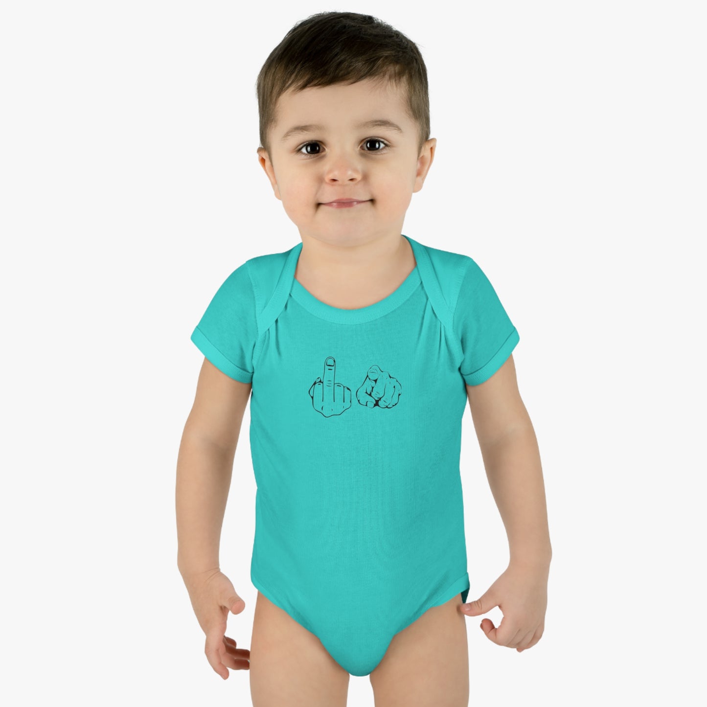 F U Infant Baby Rib Bodysuit