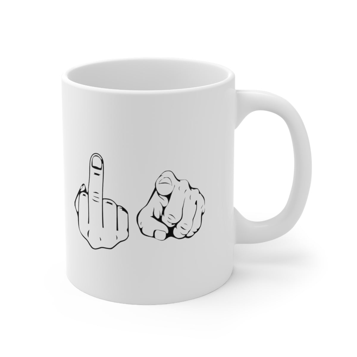 F U Ceramic Mug 11oz
