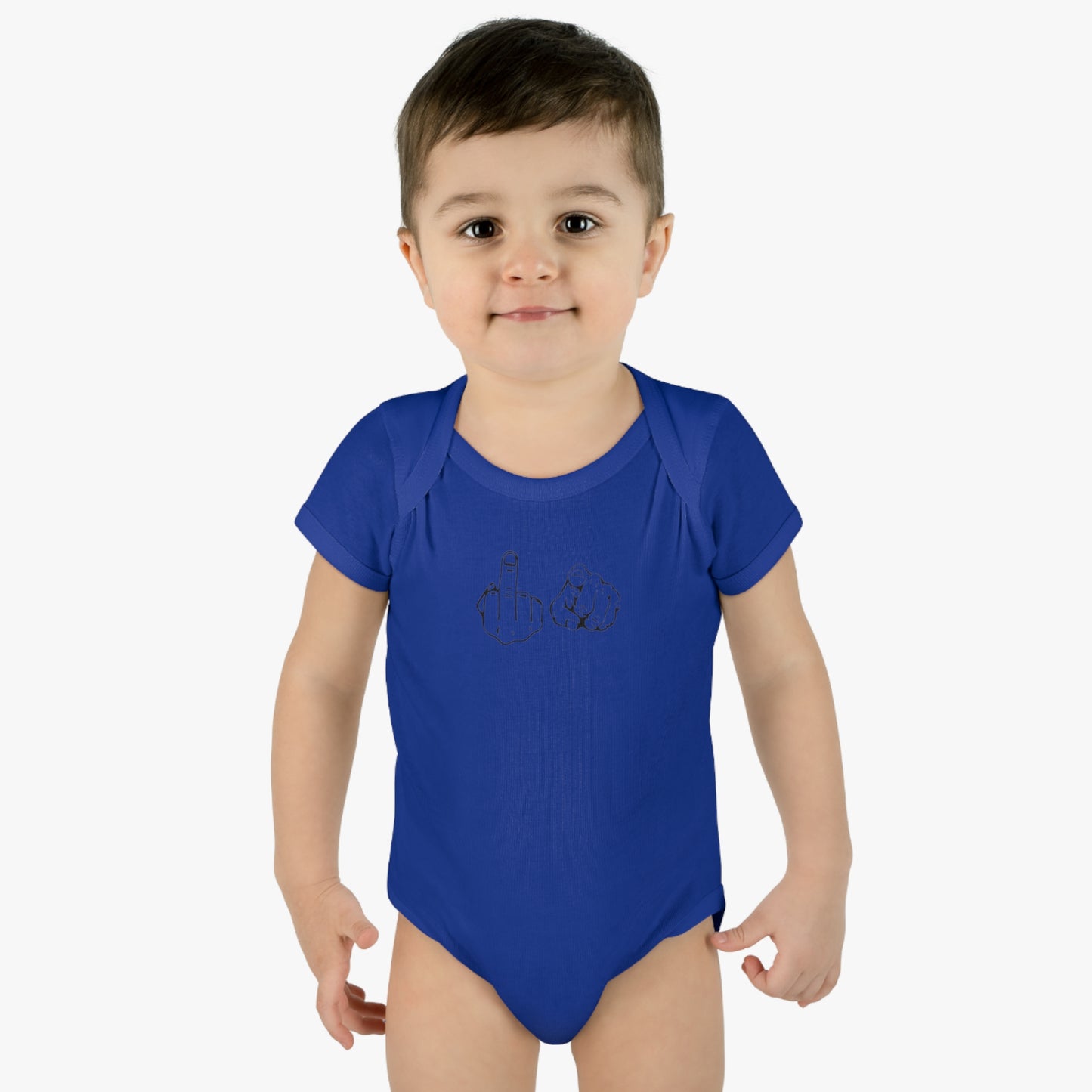 F U Infant Baby Rib Bodysuit