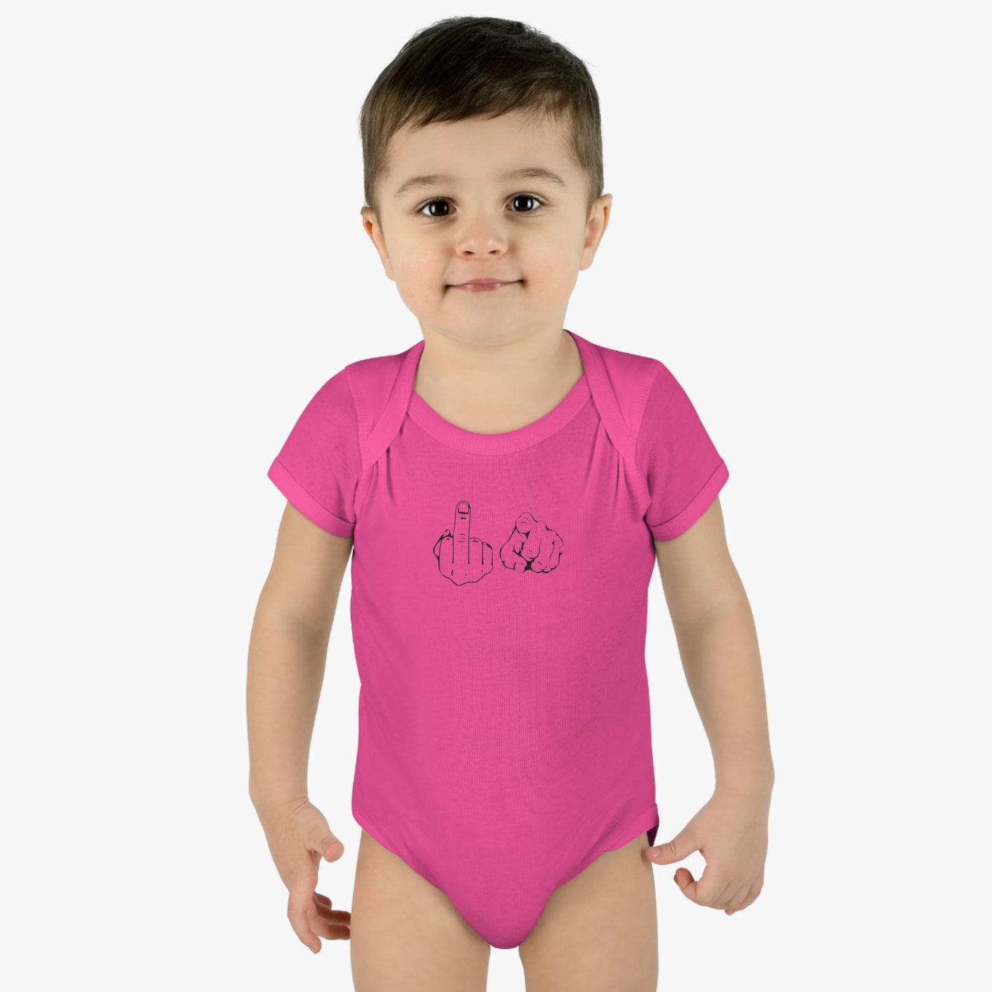 F U Infant Baby Rib Bodysuit